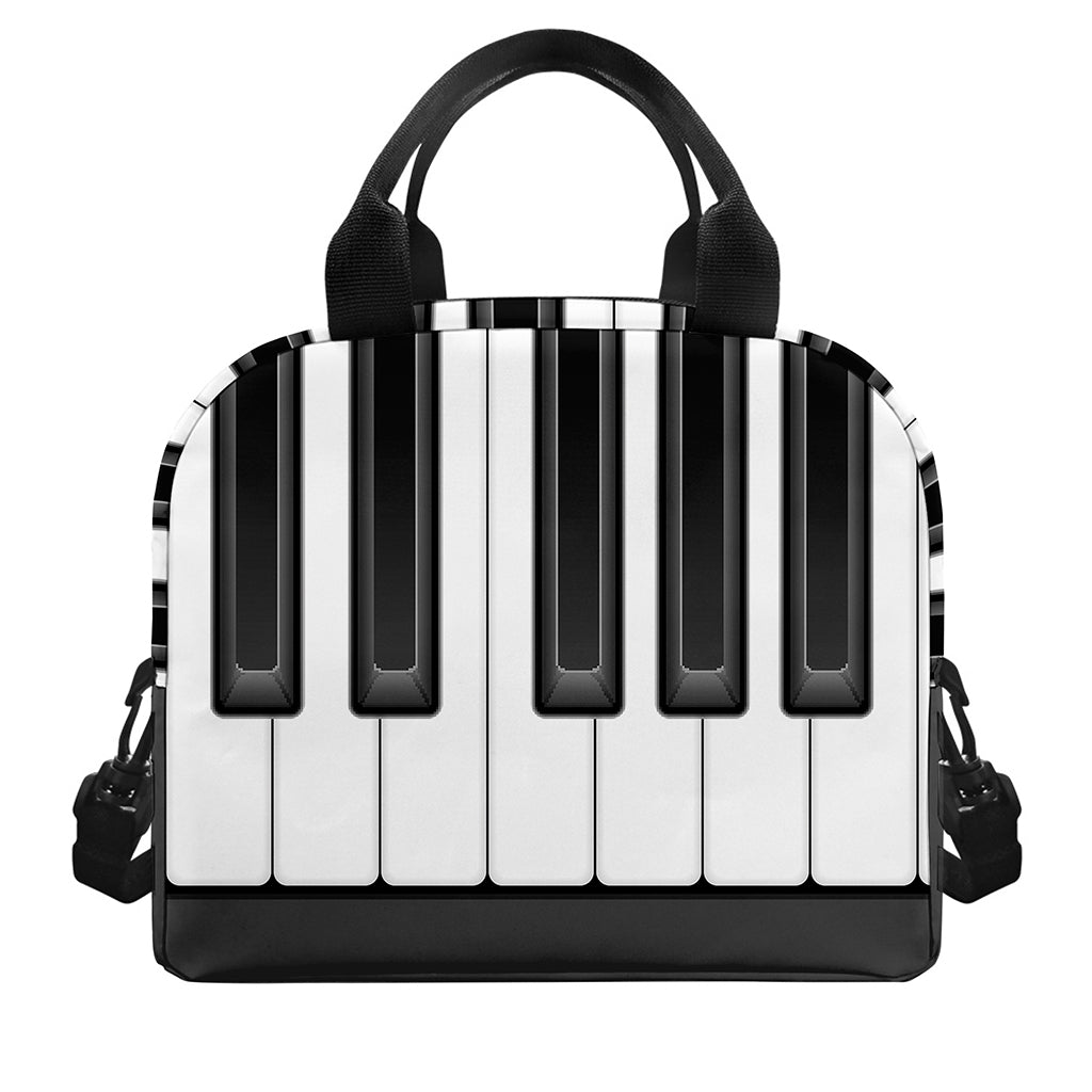 Piano Keyboard Print Insulated Lunch Bag
