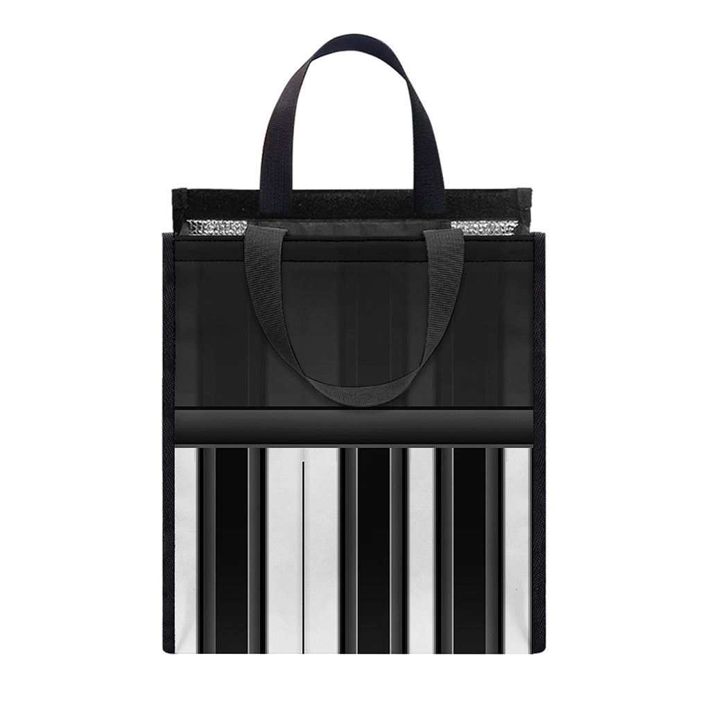 Piano Keyboard Print Insulated Lunch Tote
