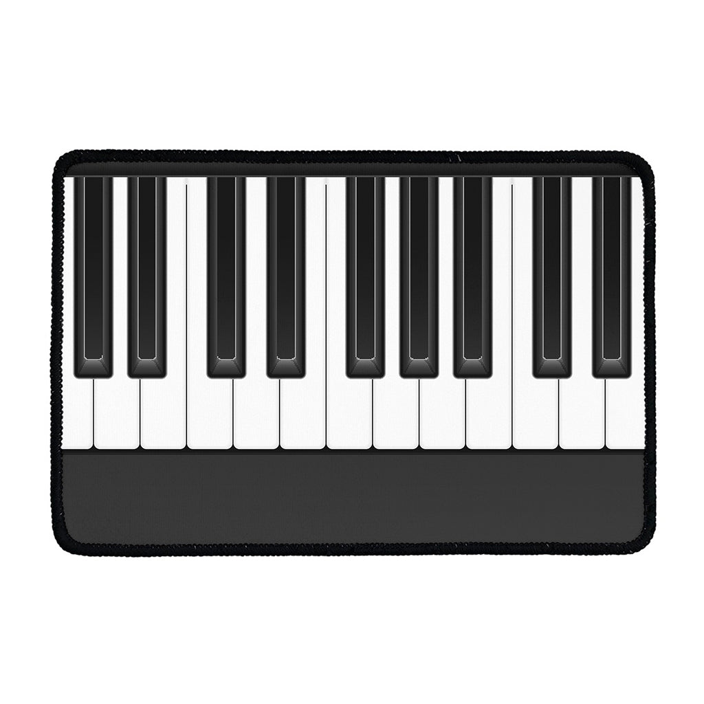 Piano Keyboard Print Kitchen Mat