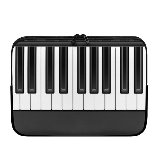 Piano Keyboard Print Laptop Sleeve