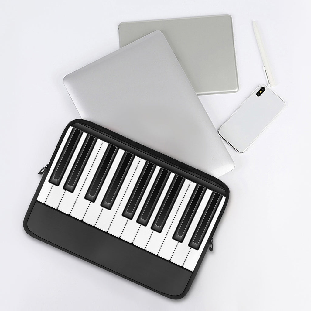 Piano Keyboard Print Laptop Sleeve