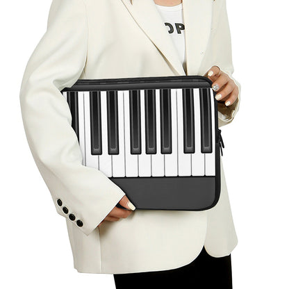 Piano Keyboard Print Laptop Sleeve