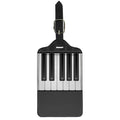 Piano Keyboard Print Luggage Tag