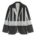 Piano Keyboard Print Men's Blazer
