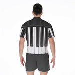 Piano Keyboard Print Men's Rompers