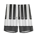 Piano Keyboard Print Men's Sports Shorts