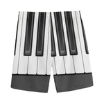 Piano Keyboard Print Men's Sports Shorts