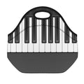 Piano Keyboard Print Neoprene Lunch Bag