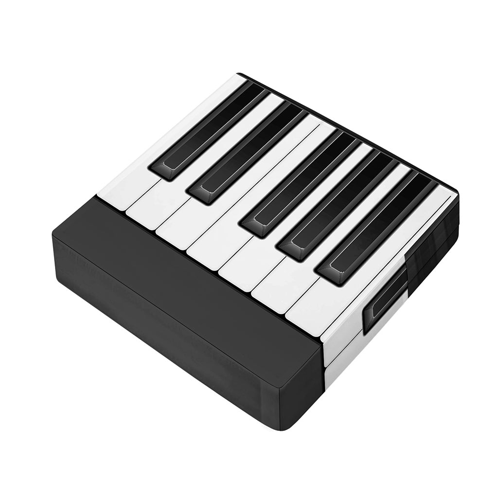 Piano Keyboard Print Outdoor Seat Cushion Cover