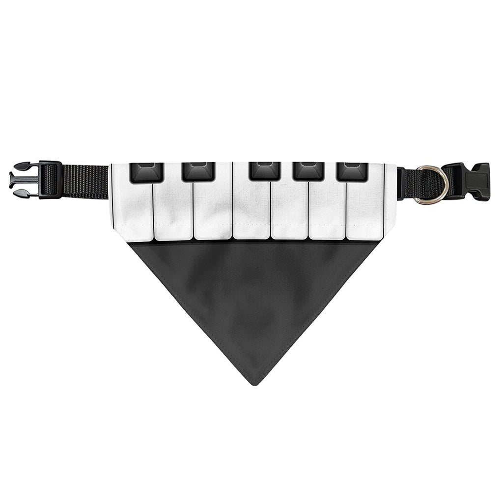 Piano Keyboard Print Over The Collar Dog Bandana