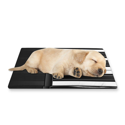 Piano Keyboard Print Pet Cooling Mat Cover