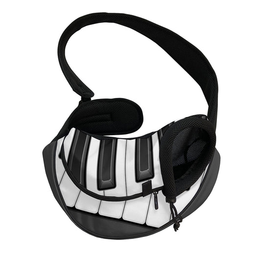 Piano Keyboard Print Pet Sling Carrier
