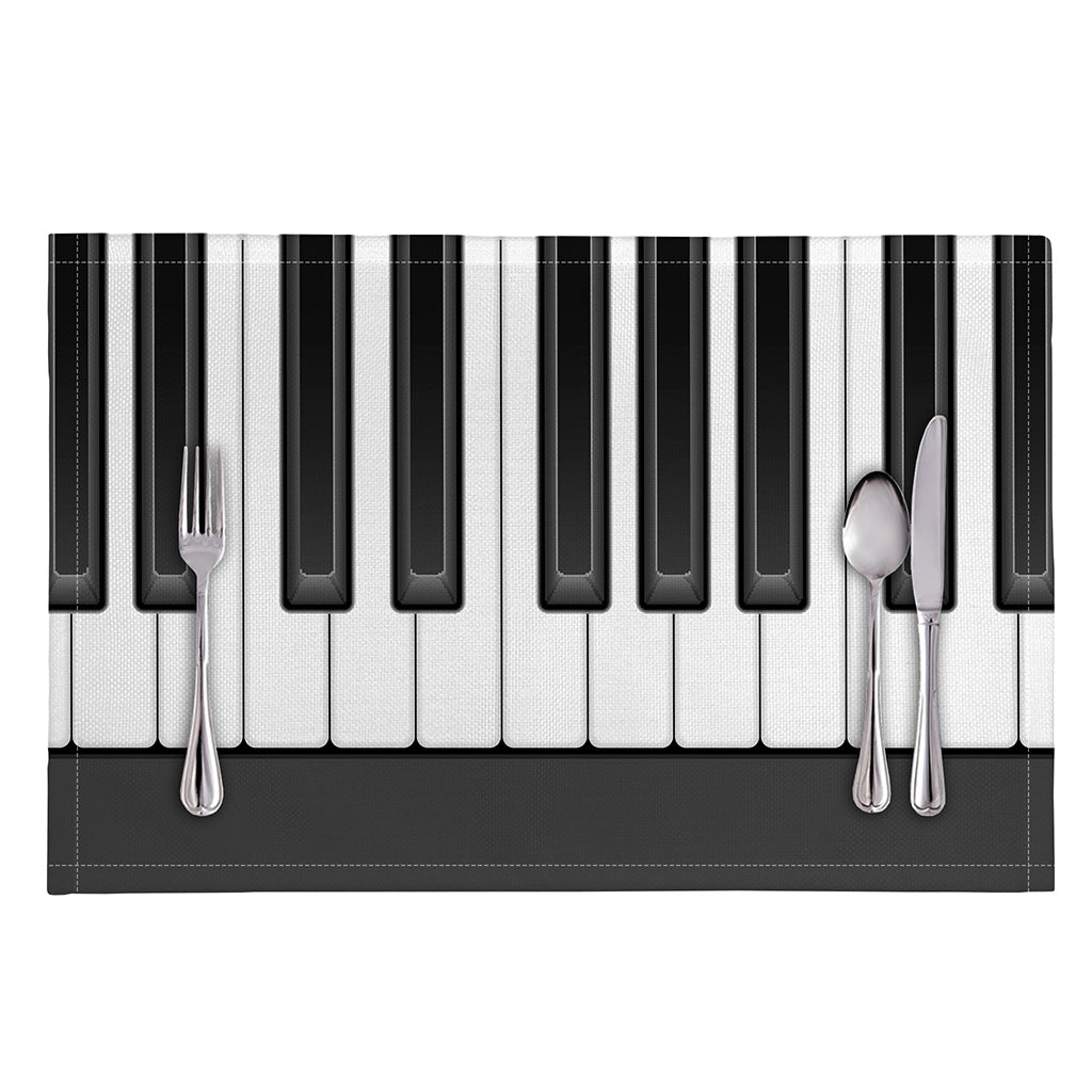 Piano Keyboard Print Placemat
