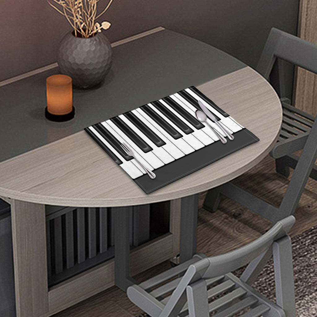 Piano Keyboard Print Placemat