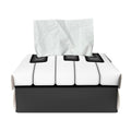 Piano Keyboard Print Rectangle Tissue Box Cover