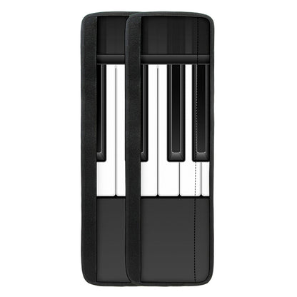 Piano Keyboard Print Refrigerator Handle Covers