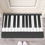Piano Keyboard Print Rubber Doormat