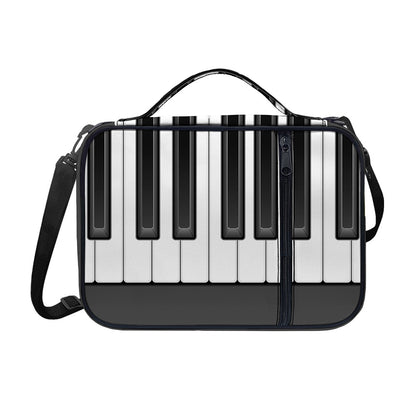 Piano Keyboard Print Shoulder Strap Bible Bag