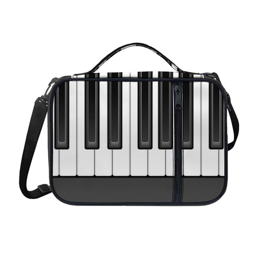 Piano Keyboard Print Shoulder Strap Bible Bag