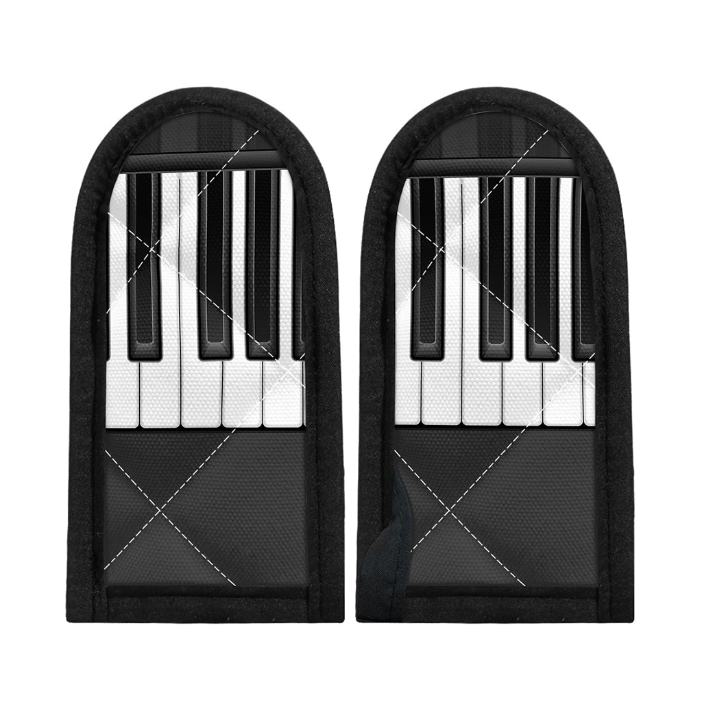 Piano Keyboard Print Skillet Handle Cover