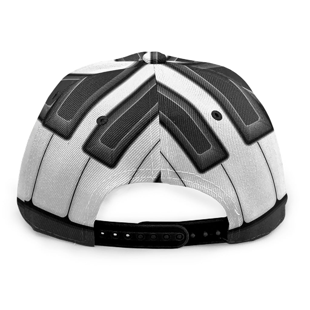 Piano Keyboard Print Snapback Cap