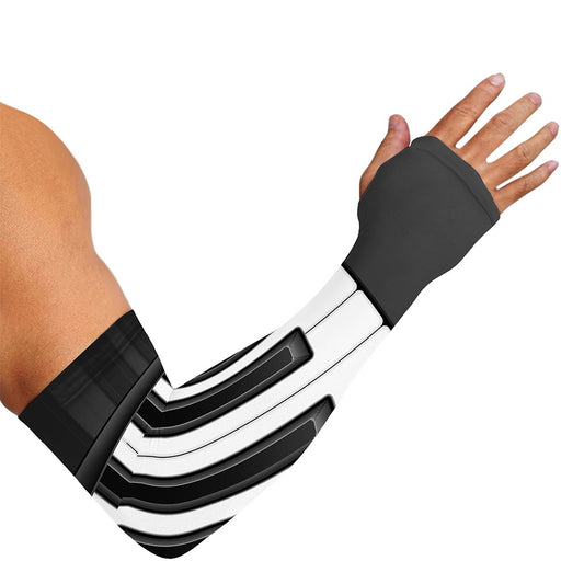 Piano Keyboard Print Sun Protection Arm Sleeves