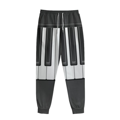Piano Keyboard Print Sweatpants
