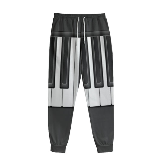Piano Keyboard Print Sweatpants