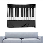 Piano Keyboard Print Tapestry