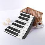 Piano Keyboard Print Towel