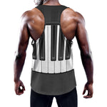 Piano Keyboard Print Training Tank Top