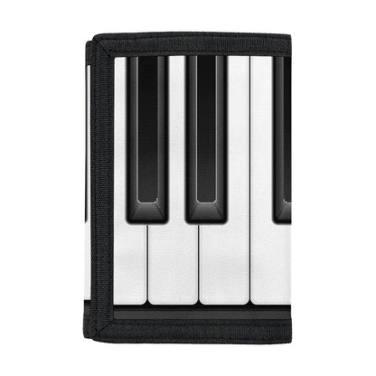 Piano Keyboard Print Trifold Wallet