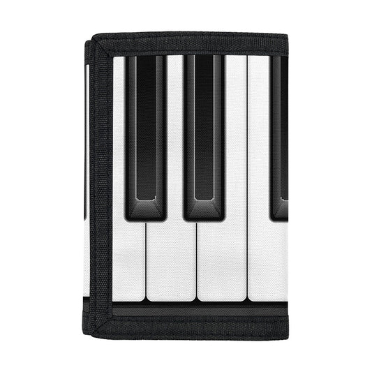 Piano Keyboard Print Trifold Wallet