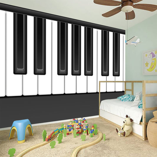 Piano Keyboard Print Wall Sticker