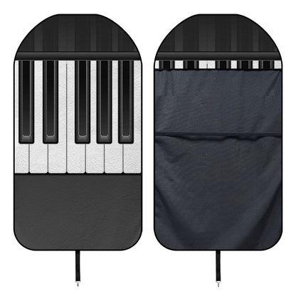 Piano Keyboard Print Waterproof Car Seat Cover