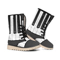 Piano Keyboard Print Winter Boots