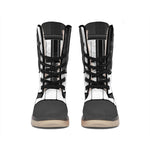 Piano Keyboard Print Winter Boots