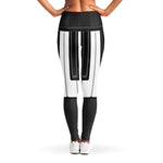 Piano Keyboard Print Women's Leggings