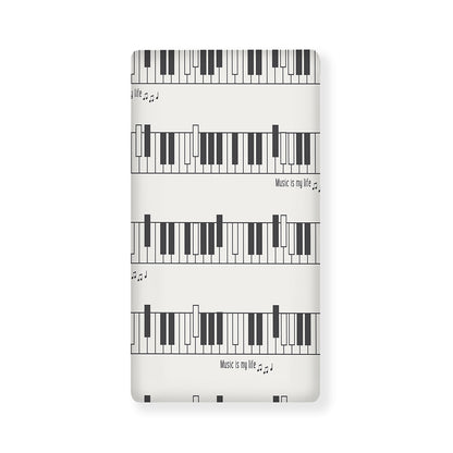 Piano Pattern Print Baby Crib Sheet