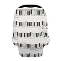 Piano Pattern Print Baby Seat Cover