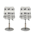 Piano Pattern Print Bar Stool Covers