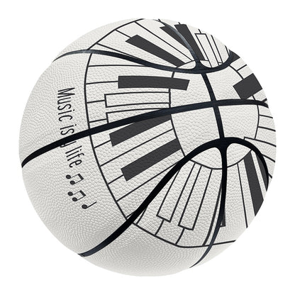 Piano Pattern Print Basketball