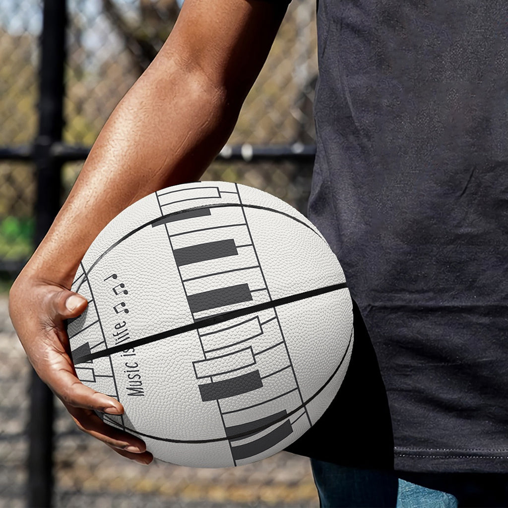 Piano Pattern Print Basketball