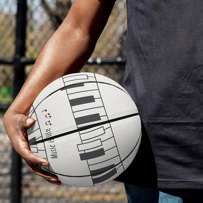 Piano Pattern Print Basketball