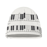 Piano Pattern Print Beanie