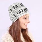 Piano Pattern Print Beanie