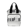 Piano Pattern Print Bible Tote Bag