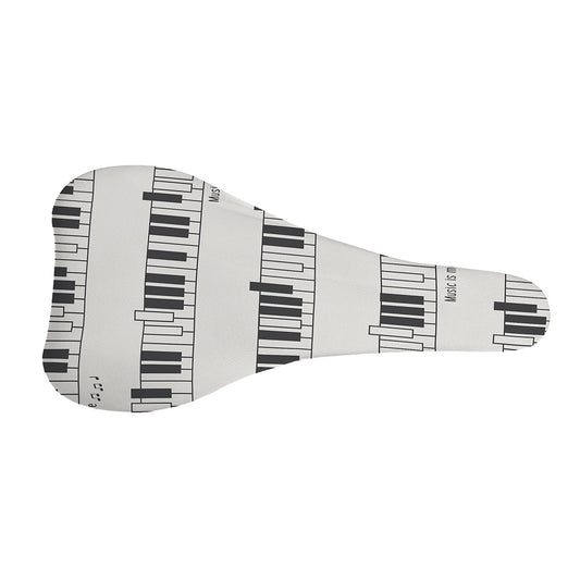 Piano Pattern Print Bicycle Seat Cover