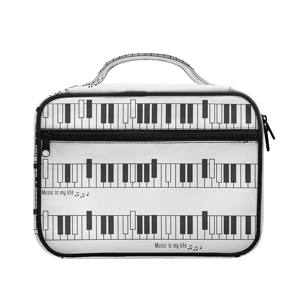 Piano Pattern Print Briefcase Bible Bag