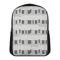 Piano Pattern Print Casual Backpack